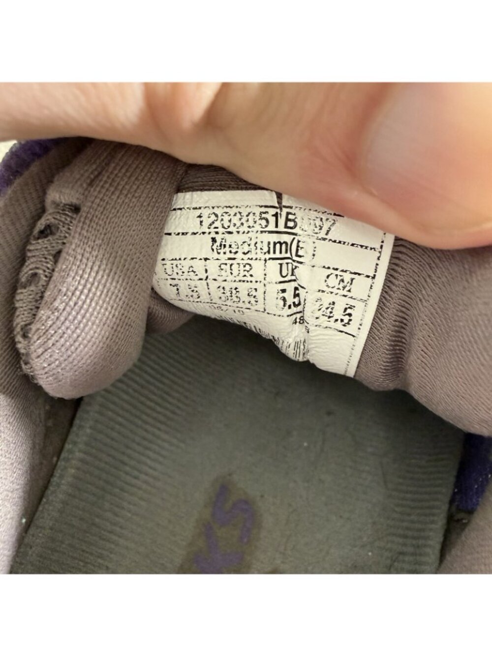 Brooks Womens Sneakers Size 7.5 Ghost Running Purple Gray - Picture 10 of 10